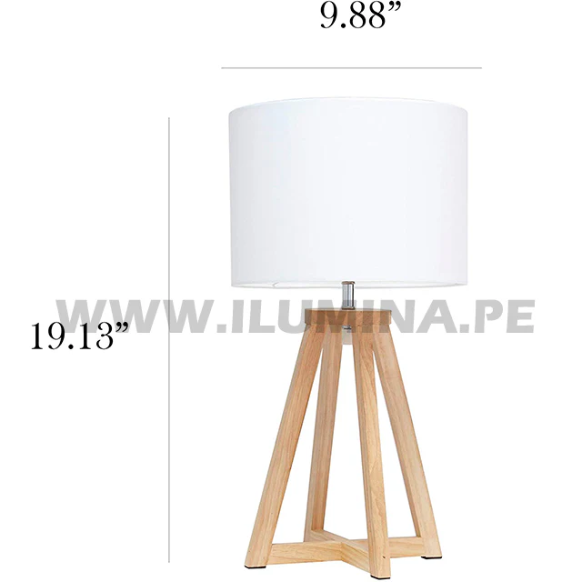 LÁMPARA DE MESA DE MADERA GILDA - Image 5