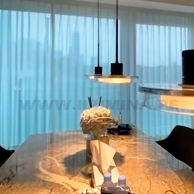 LÁMPARA COLGANTE LED DE VIDRIO TRICOLOR ARENE - Image 3