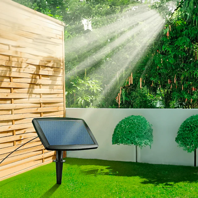 GUIRNALDA LED SOLAR NVR DE 12 MTS + 10 FOCOS LED + CONTROL REMOTO - Image 4