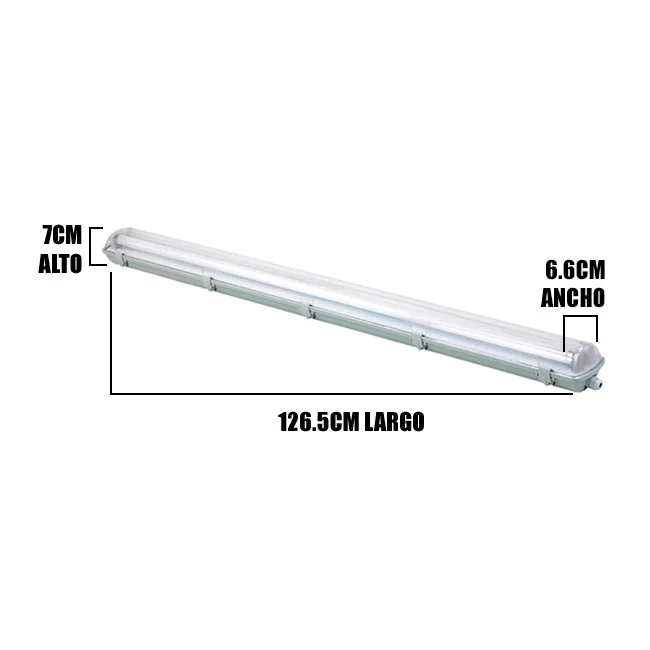 LUMINARIA HERMÉTICA TIPO INDIKO 1.20M X 01LUZ - Image 5