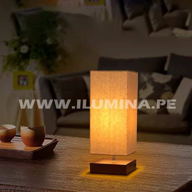 LÁMPARA DE MESA DE MADERA ROXANA - Image 4