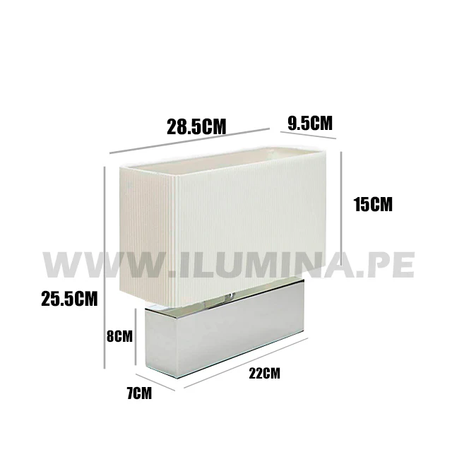 LÁMPARA DE MESA ACERO INOXIDABLE SILVIA - Image 5