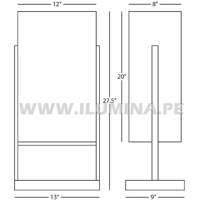 LÁMPARA DE MESA ACERO INOXIDABLE VIVIANA - Image 3