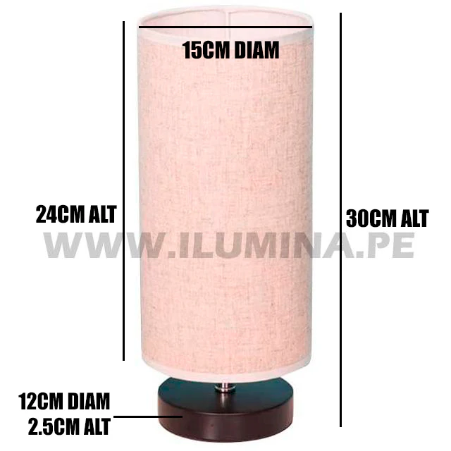 LÁMPARA DE MESA DE MADERA SIMONA - Image 5