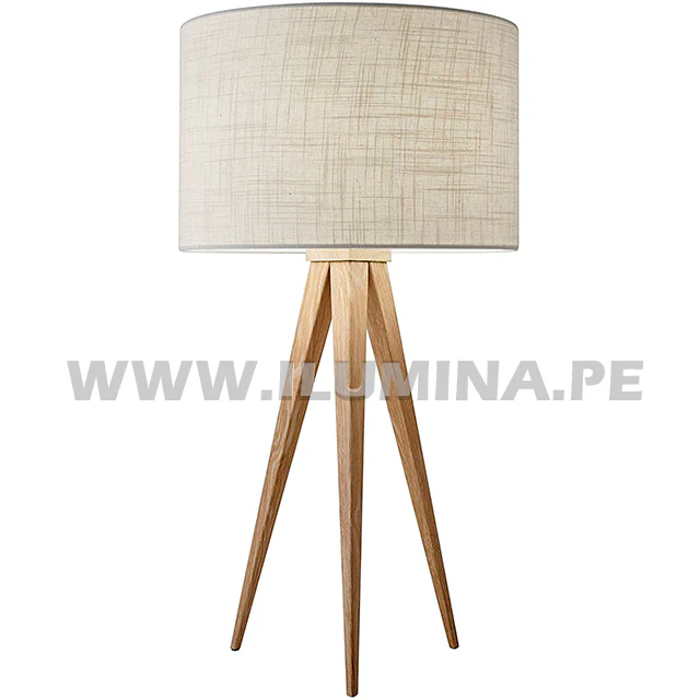 LÁMPARA DE MESA TRIPODE DE MADERA GERTRUDES - Image 5