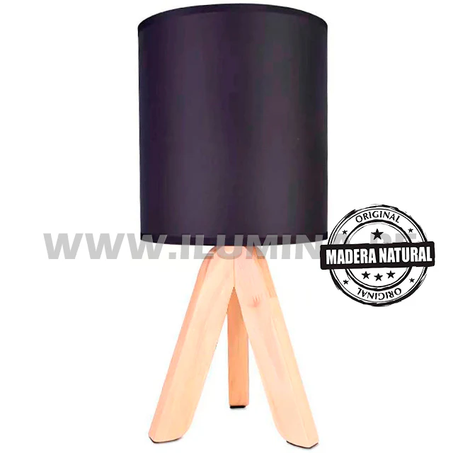 LÁMPARA DE MESA DE MADERA ARIADNA - Image 6