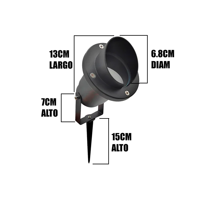 LUMINARIA ESTACA PARA JARDÍN ESTER GU10 ORIENTABLE - Image 5