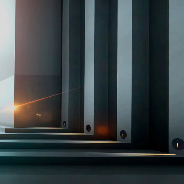 SPOT LUZ GUÍA DE PASO MARLENE LED ASIMÉTRICO 3W CIRCULAR NEGRO CON SENSOR DE MOVIMIENTO LUZ CÁLIDA - Image 6