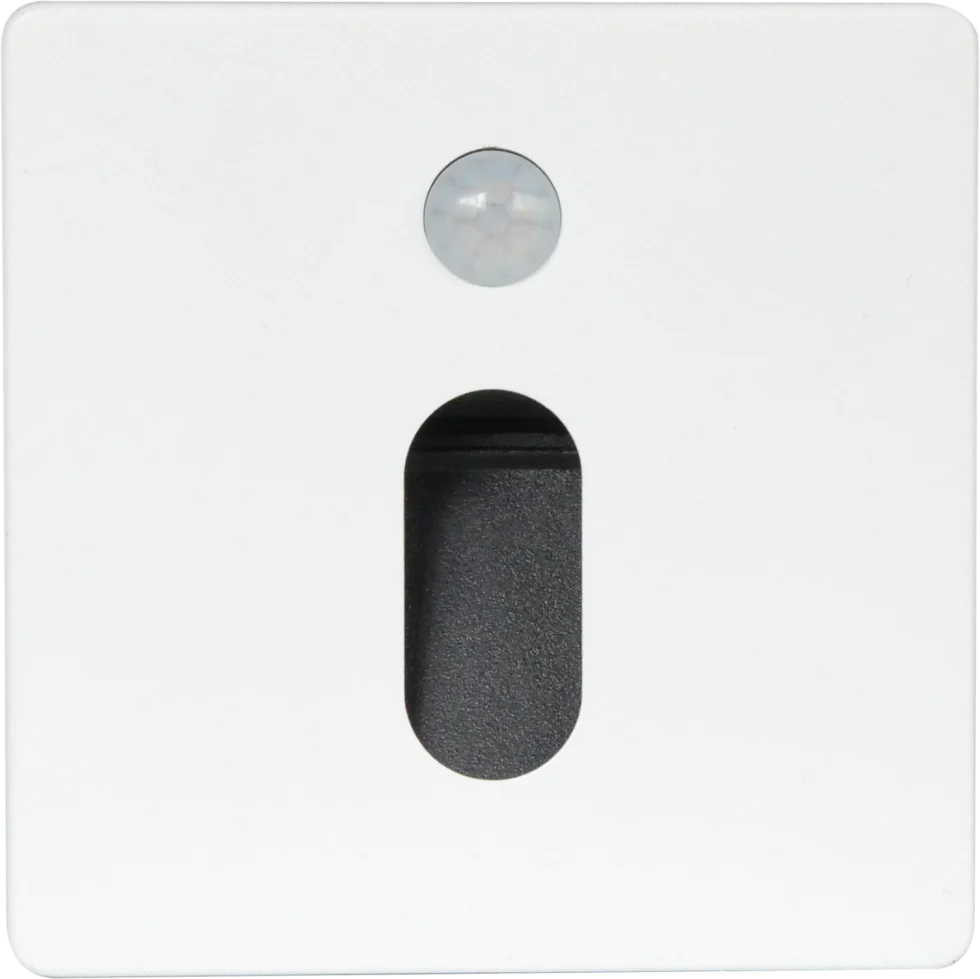 SPOT LUZ GUÍA DE PASO LUCIANA LED ASIMÉTRICO 3W CUADRADO BLANCO CON SENSOR DE MOVIMIENTO LUZ CÁLIDA - Image 4