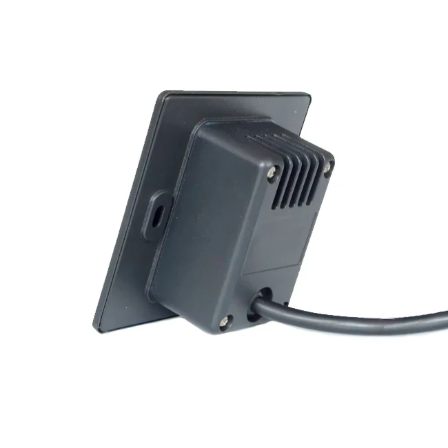 SPOT LUZ GUÍA DE PASO LORENA LED ASIMÉTRICO 3W CUADRADO NEGRO CON SENSOR DE MOVIMIENTO LUZ CÁLIDA - Image 8