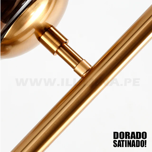 LÁMPARA COLGANTE AMBER LINE GOLD LED - Image 9