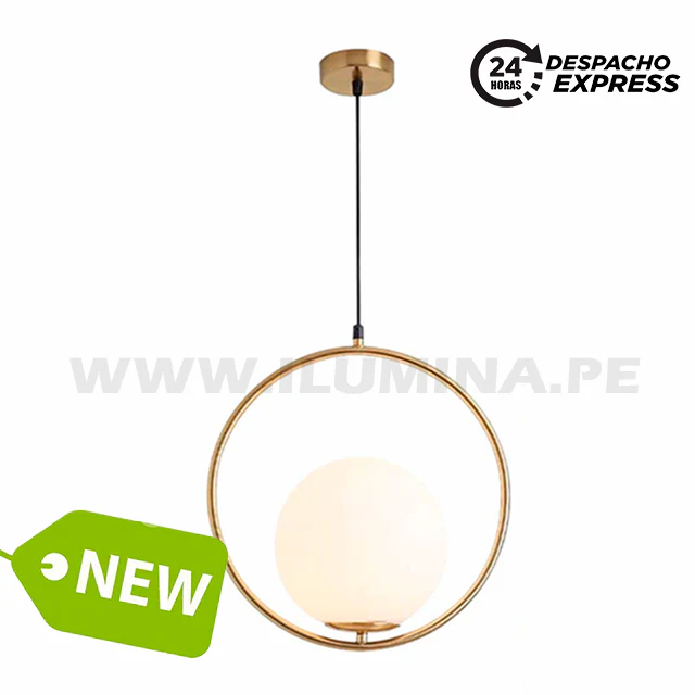 LÁMPARA COLGANTE TRAZZO LUX GOLD - SIN FOCO - Image 11