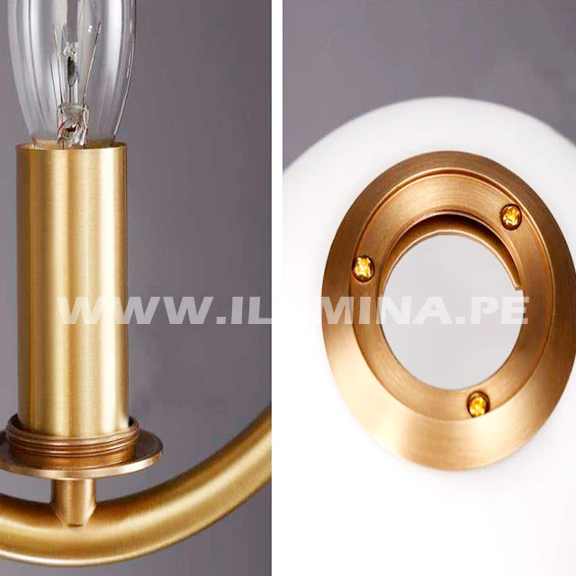 LÁMPARA COLGANTE TRAZZO LUX GOLD - SIN FOCO - Image 9