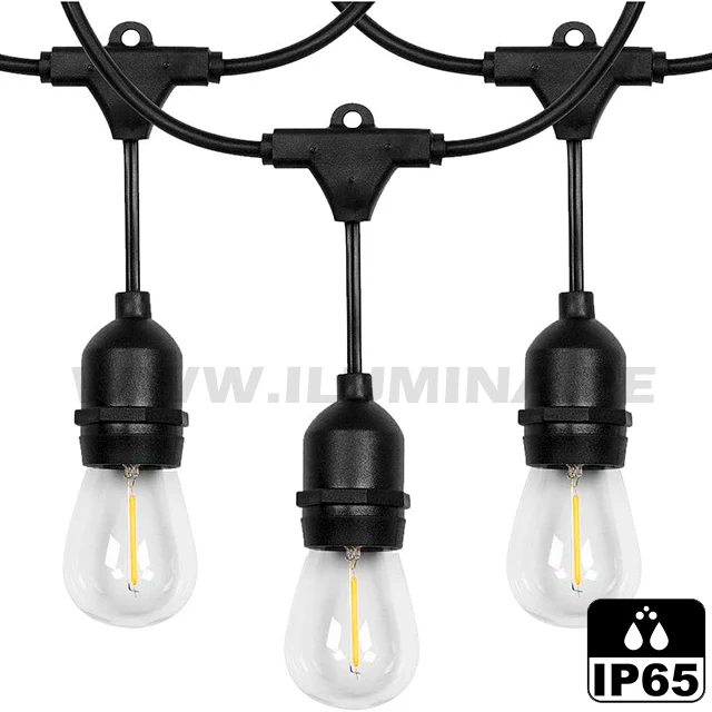 GUIRNALDA DE CAUCHO COLGANTE DE 10MTS CON 20 SOCKETS - Image 13