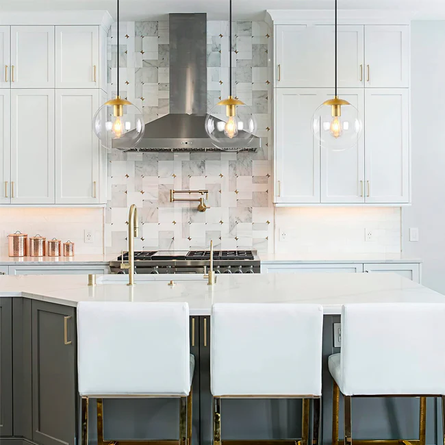 LÁMPARA COLGANTE MOHENA KRYSTAL GOLD - SIN FOCO - Image 3