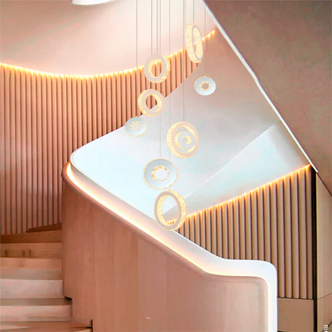 LÁMPARA COLGANTE PREMIUM MARIA CRISTINA LED + CONTROL REMOTO - Image 4