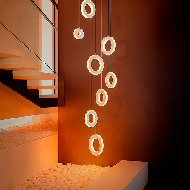 LÁMPARA COLGANTE PREMIUM MARIA CRISTINA LED + CONTROL REMOTO - Image 5