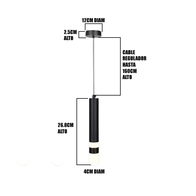 LÁMPARA COLGANTE SUPER SLIM LED MIRANDA 5W - Image 4