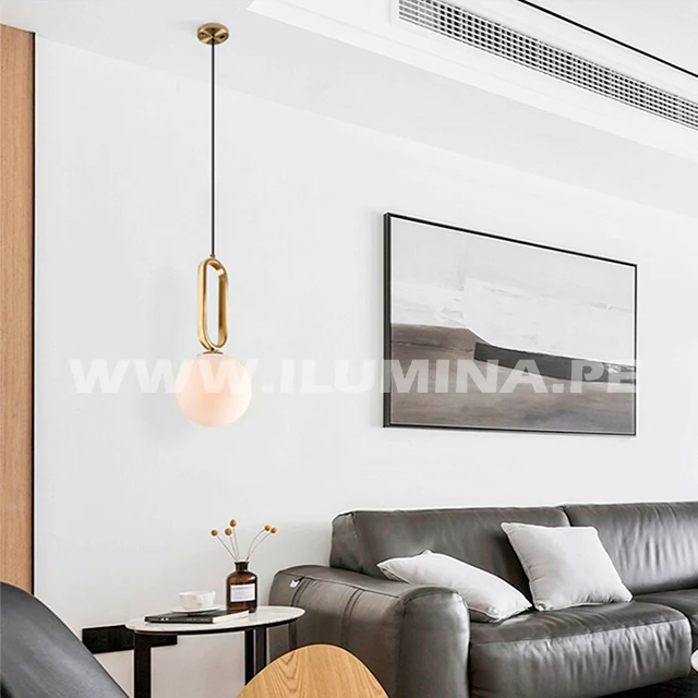 LÁMPARA COLGANTE XOANA LUX GOLD LED / SIN FOCO - Image 4