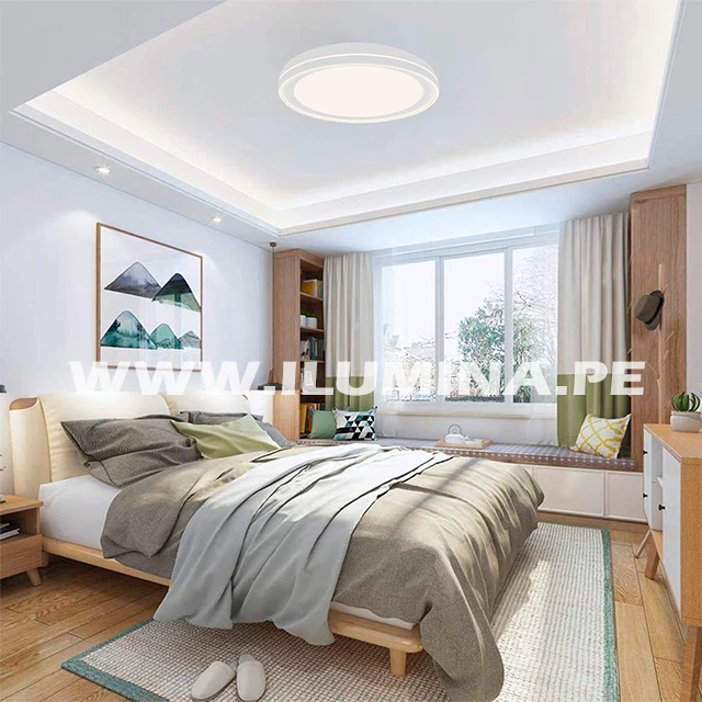 LÁMPARA DE TECHO LUCIANA LED WHITE 30W + CONTROL REMOTO - Image 5