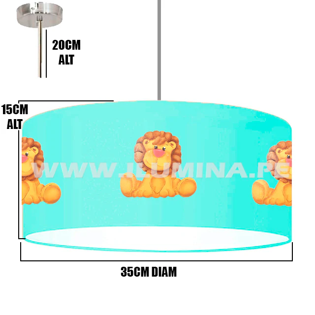 LÁMPARA COLGANTE INFANTIL LEON - Image 6