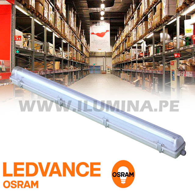 LUMINARIA HERMÉTICA TIPO INDIKO LED 1.20M OSRAM 01LUZ LUZ BLANCA - Image 3