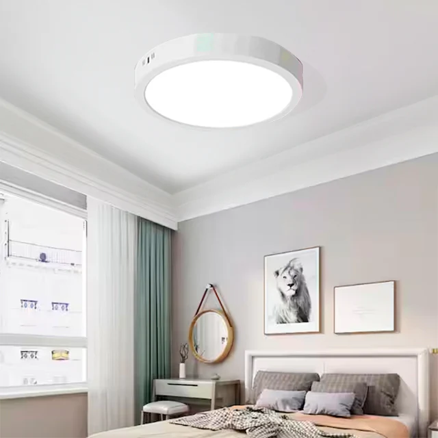 PANEL LED SIMPLE CIRCULAR 18W ADOSABLE LUZ CÁLIDA 3000K - Image 6