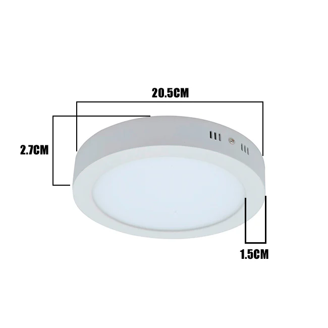 PANEL LED SIMPLE CIRCULAR 18W ADOSABLE LUZ CÁLIDA 3000K - Image 18