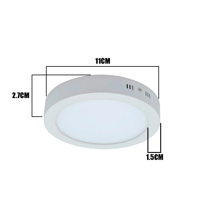 PANEL LED SIMPLE CIRCULAR 6W ADOSABLE LUZ CÁLIDA 3000K - Image 16