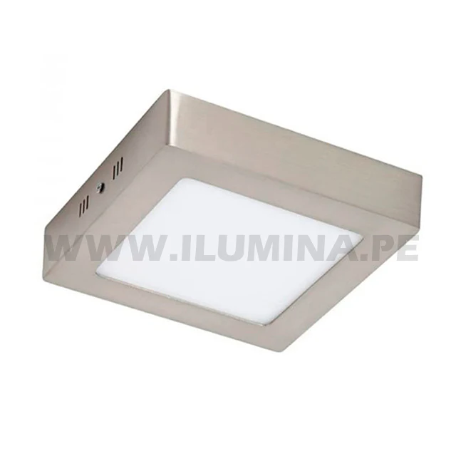 PANEL PLATEADO LED CUADRADO 24W ADOSABLE SIMPLE LUZ CÁLIDA 3000K - Image 12
