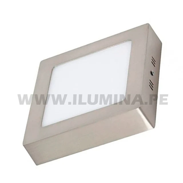 PANEL PLATEADO LED CUADRADO 18W ADOSABLE SIMPLE LUZ CÁLIDA 3000K - Image 3