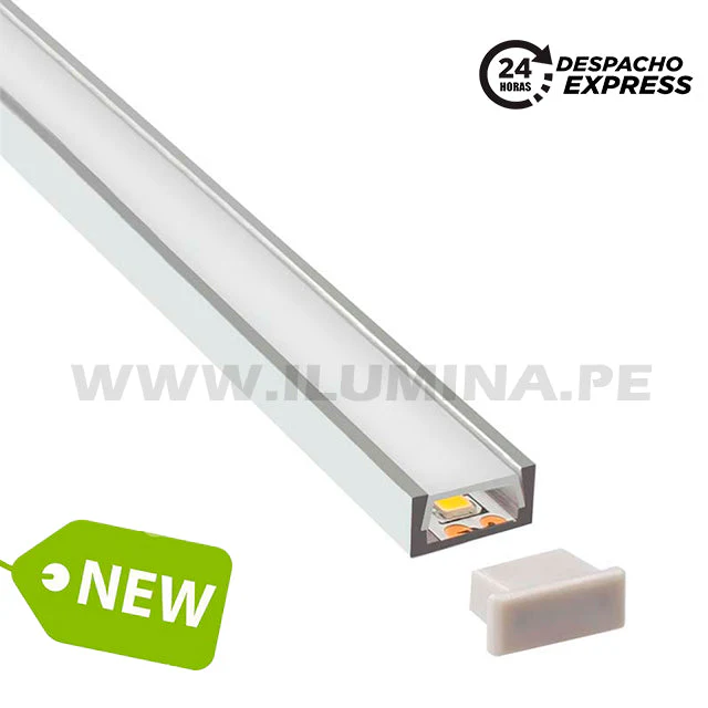 PERFIL DE ALUMINIO 2.00MTS ADOSABLE PARA CINTA LED - Image 15
