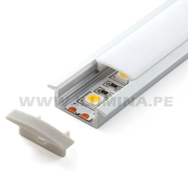 PERFIL DE ALUMINIO 2.00MTS EMPOTRABLE PARA CINTA LED - Image 10
