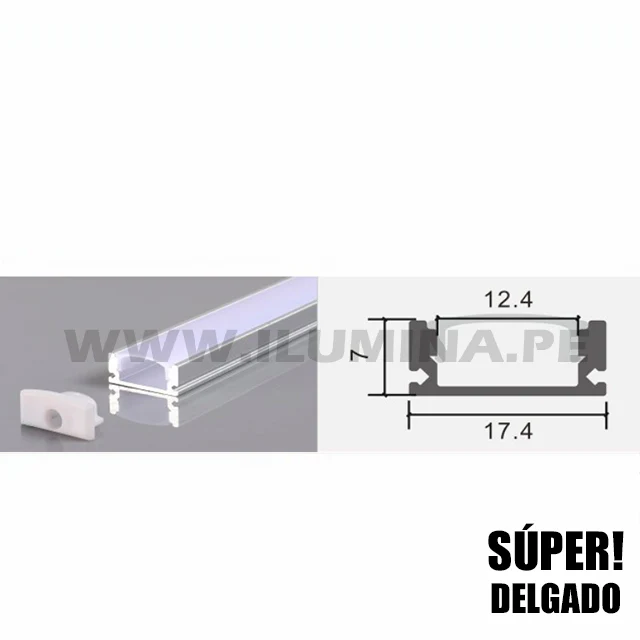 PERFIL DE ALUMINIO 3.00MTS ADOSABLE PARA CINTA LED - Image 15