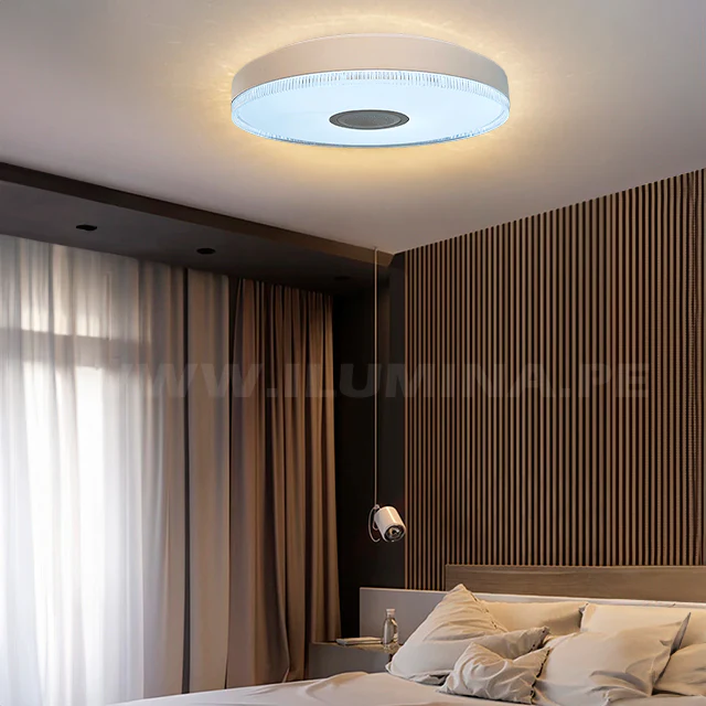 PLAFÓN LED 36W PATRICIA WHITE PARLANTE BLUETOOTH + CONTROL REMOTO - Image 3