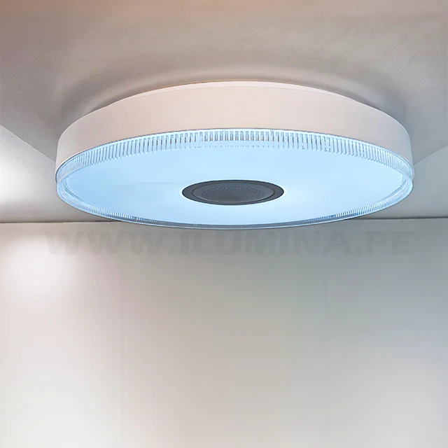 PLAFÓN LED 36W PATRICIA WHITE PARLANTE BLUETOOTH + CONTROL REMOTO - Image 6