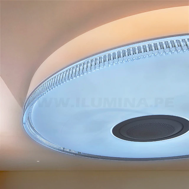 PLAFÓN LED 36W PATRICIA WHITE PARLANTE BLUETOOTH + CONTROL REMOTO - Image 8