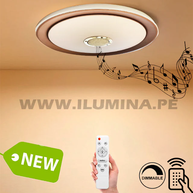 PLAFÓN LED 36W COFFEE PARLANTE BLUETOOTH + CONTROL REMOTO - Image 3