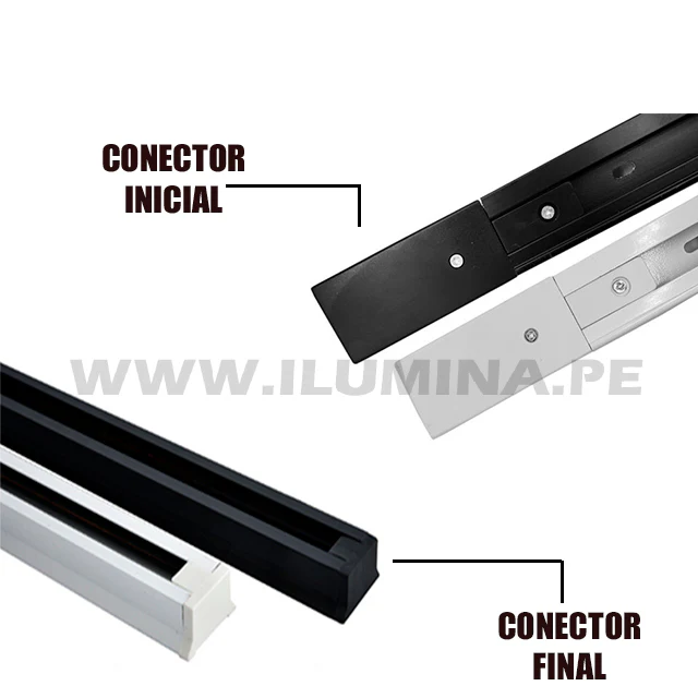 RIEL DE ALUMINIO PROFESIONAL 1.00 METROS BLANCO - PESADO - Image 6