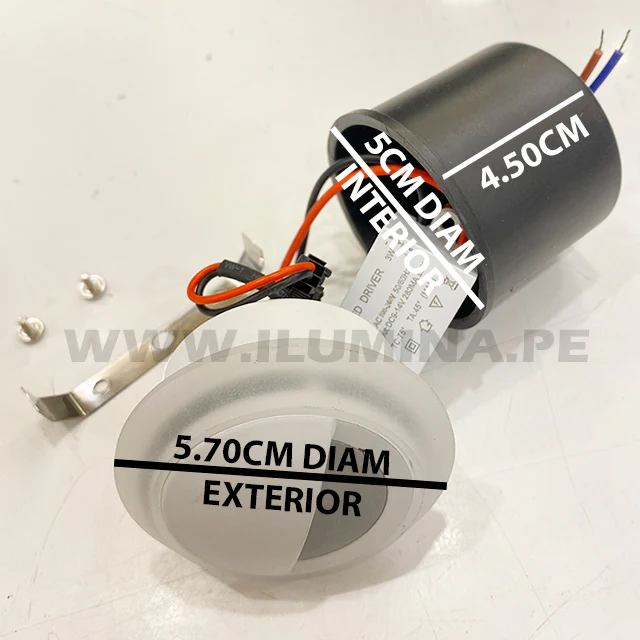 SPOT EMPOTRABLE DE PISO 3W LUCIANA LED LUZ CÁLIDA 3000K - Image 5