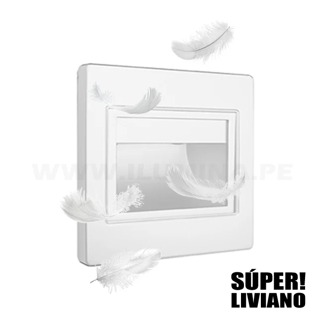 SPOT LUZ GUÍA DE PASO DE ESCALERA BLANCO SÚPER SLIM LED 1.5W - Image 7