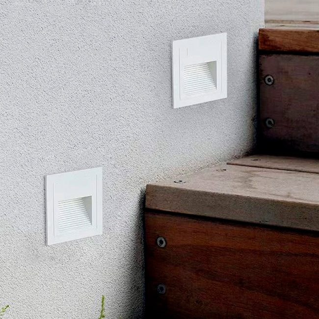 SPOT LUZ GUÍA DE PASO DE ESCALERA LED 3W ASIMETRICA BLANCO LUZ CÁLIDA - Image 3