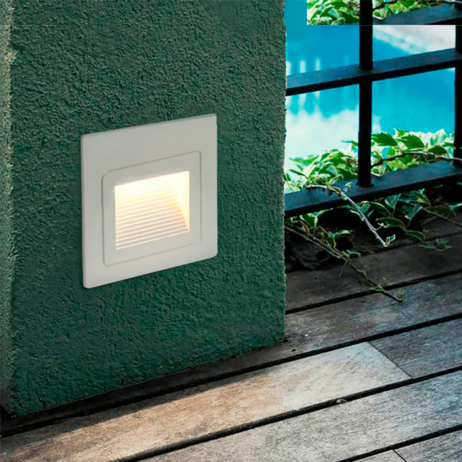 SPOT LUZ GUÍA DE PASO DE ESCALERA LED 3W ASIMETRICA BLANCO LUZ CÁLIDA - Image 7