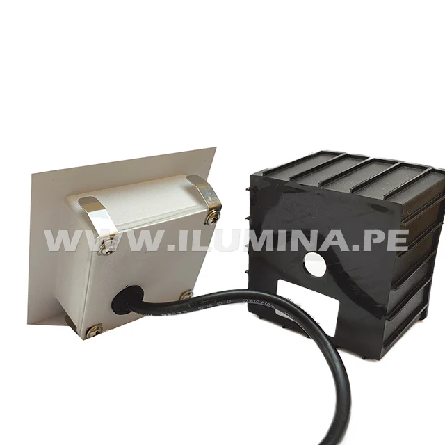 SPOT LUZ GUÍA DE PASO DE ESCALERA LED 2W SIMETRICA BLANCO LUZ CÁLIDA - Image 4