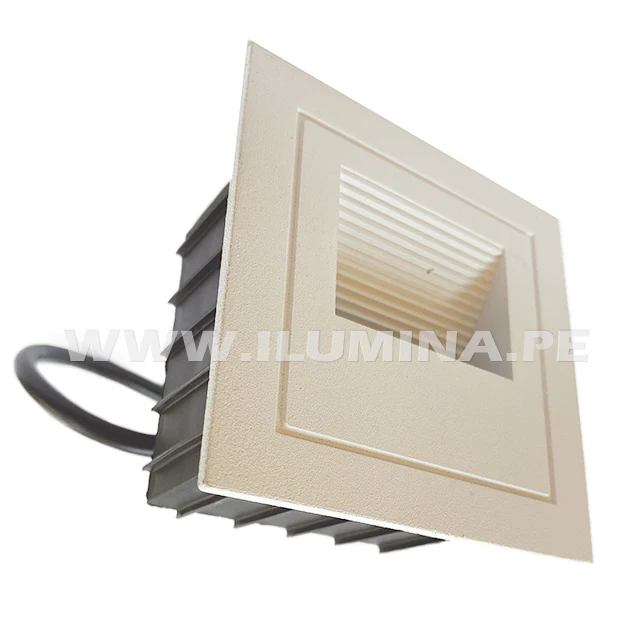 SPOT LUZ GUÍA DE PASO DE ESCALERA LED 2W SIMETRICA BLANCO LUZ CÁLIDA - Image 7
