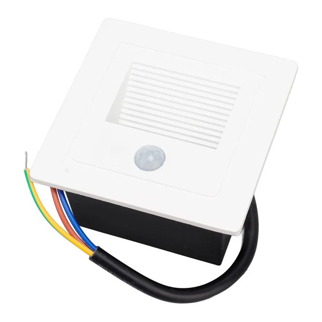 SPOT LUZ GUÍA DE PASO DE ESCALERA LED 3W SIMETRICA BLANCO CON SENSOR DE MOVIMIENTO LUZ CÁLIDA - Image 9