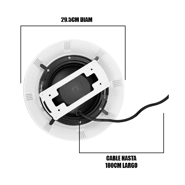 SPOT SUMERGIBLE LED 45W ACUÁTICO PARA PISCINAS RGB - 12 VOLTIOS + CONTROL REMOTO - Image 6