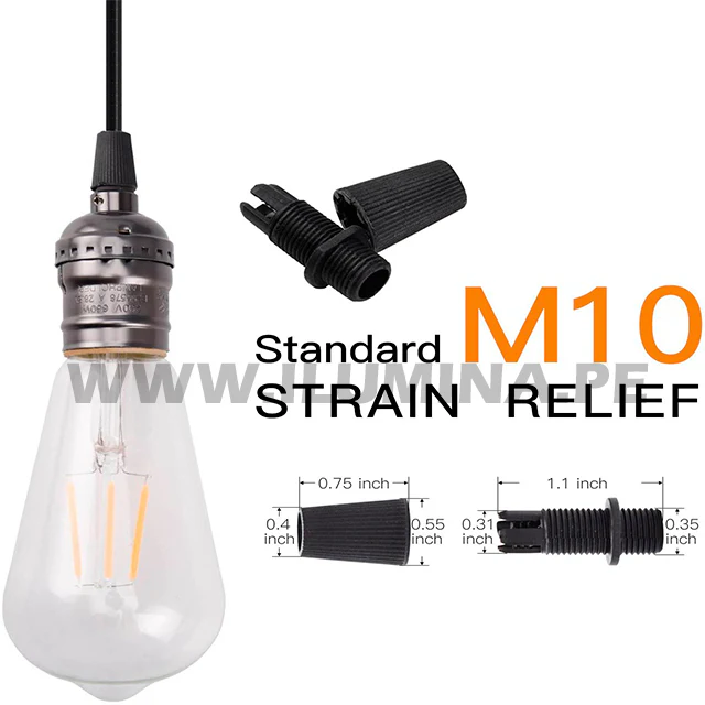 SUJETADOR DE CABLE LÁMPARA TRANSPARENTE - Image 4